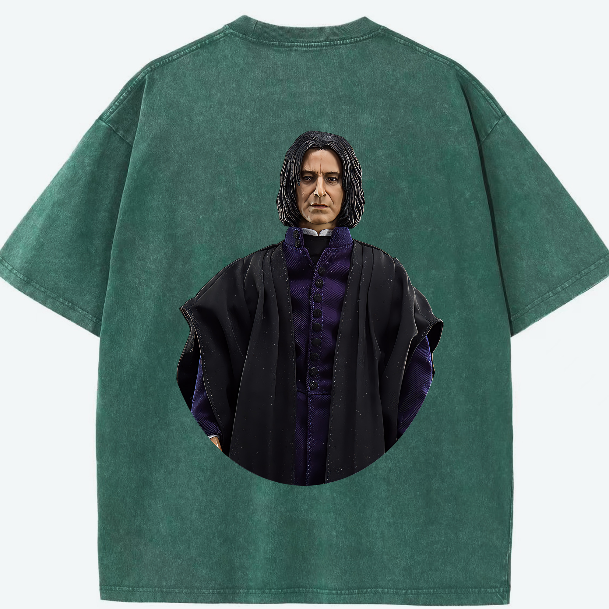 （画像用） Harry Potter ハリー・ポッターシリーズ 綿100% ヴィンテージ風 半袖Tシャツ（背面プリント）